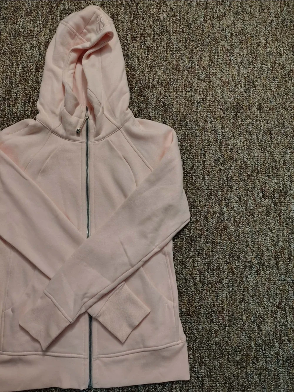 Lululemon Scuba Full-Zip Hoodie Strawberry Milkshake Size 10 New